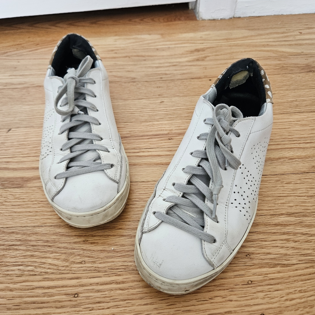 P448 White John Sneakers Size Eu39